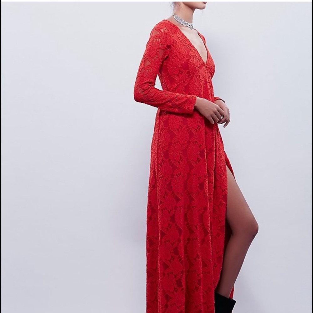 Free People X Sunday Lace Wrap Dress Size XS
